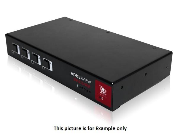 Adder AVSV1002-US AdderView 2port Ultra Secure Analog KVM/USB Switcher