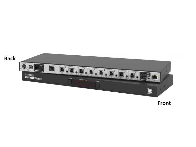 Adder CCS-PRO8-US Seamless KVM switcher up to 8 computers with Audio Mixing