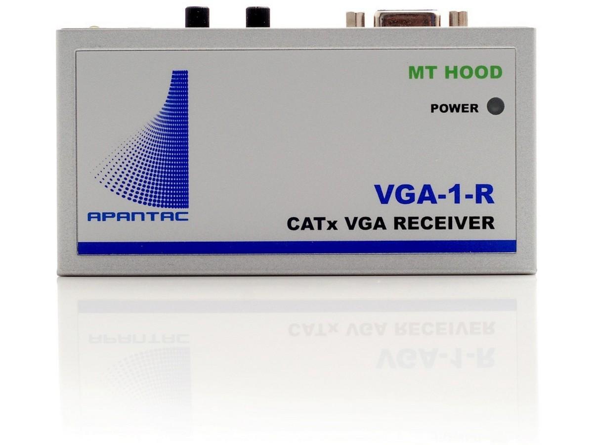 Apantac VGA-1-R Single port VGA Extender (Receiver) with Audio up to 1000ft