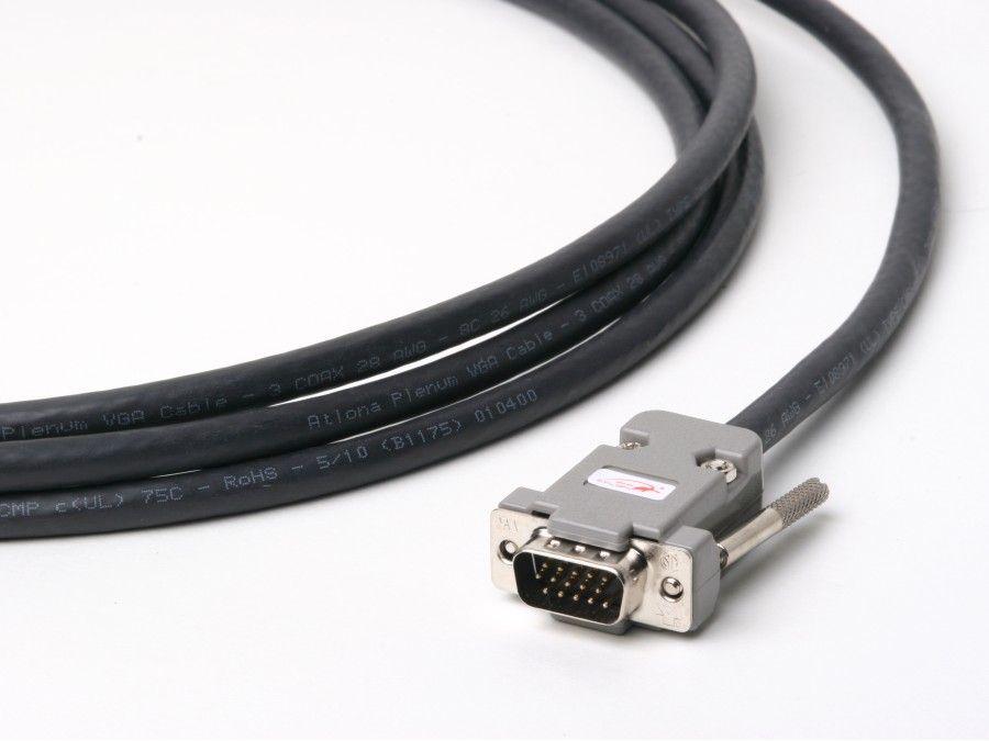 Atlona ATP-18009L-30 100ft Plenum VGA (HD15) Male/Male Cable (up to QXGA 2048x1536)