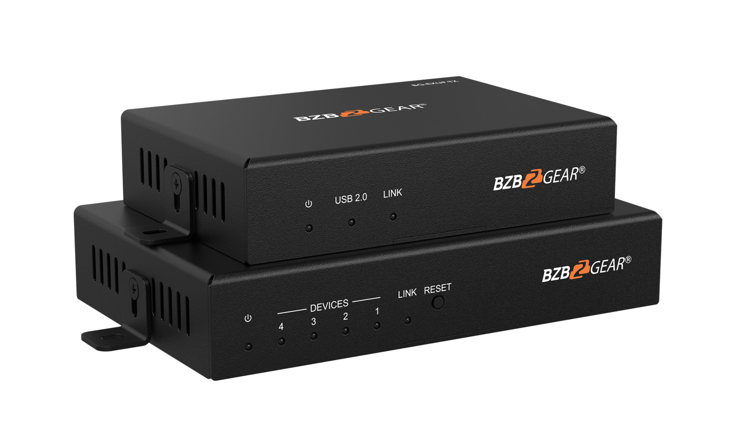 BZBGEAR BG-EXUF 4-Port USB3.1/2.0/1.1 SuperSpeed Fiber Extender up to 1000ft