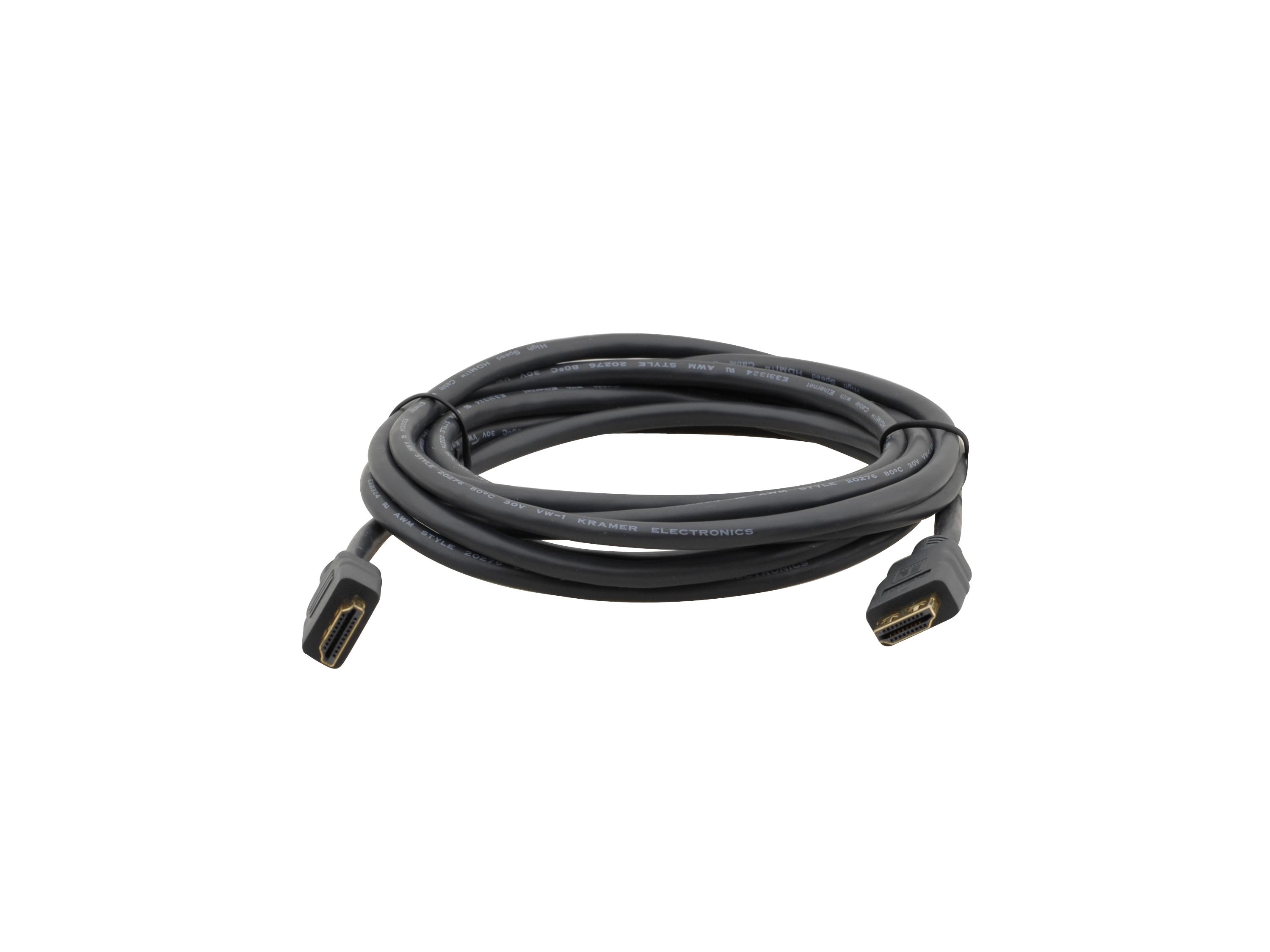 Kramer C-MHM/MHM-35 High-Speed HDMI Flexible Cable with Ethernet 35ft