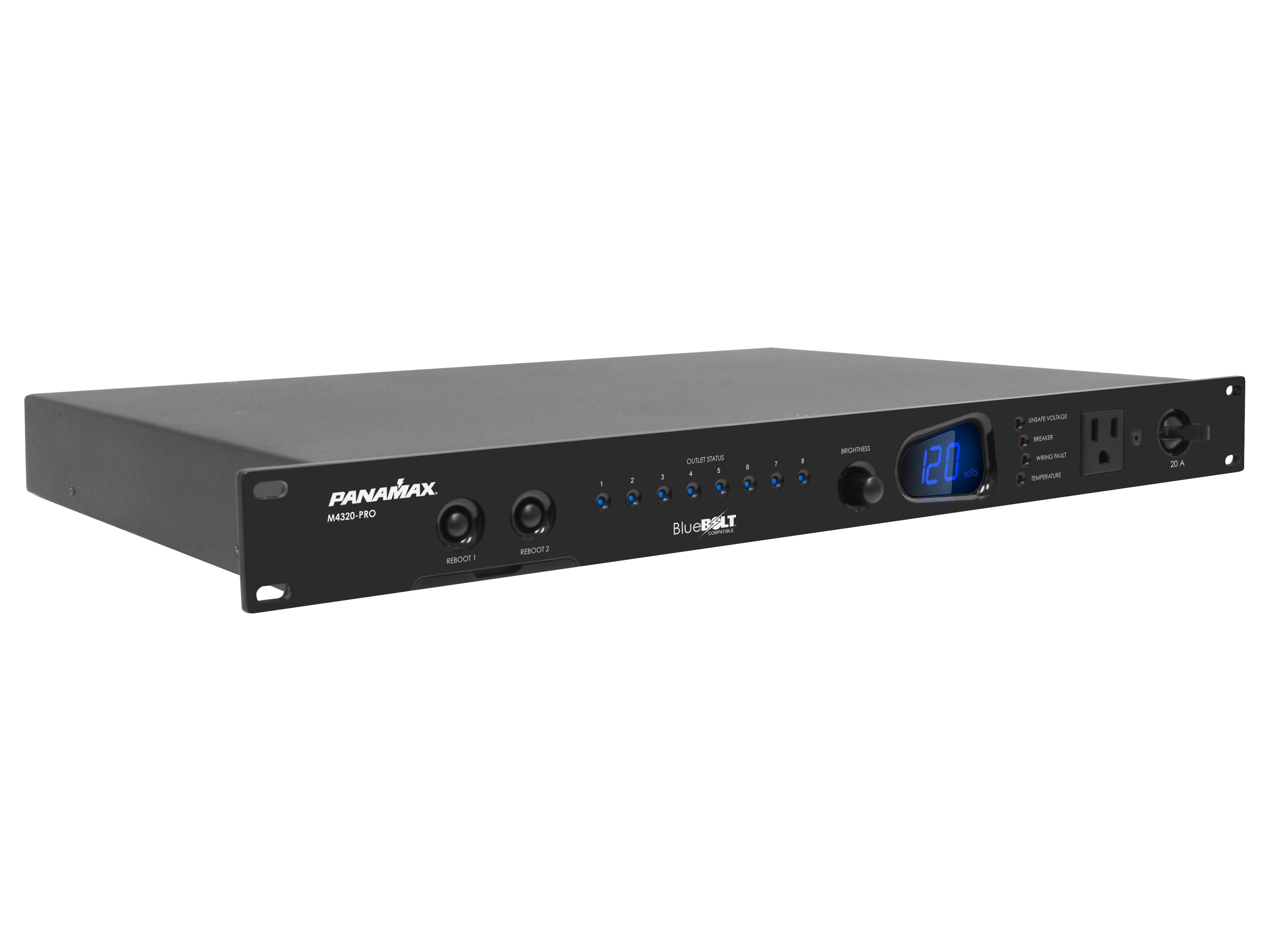 Panamax M4320-PRO 20A Power Conditioner/8 Individually Controlled Outlets