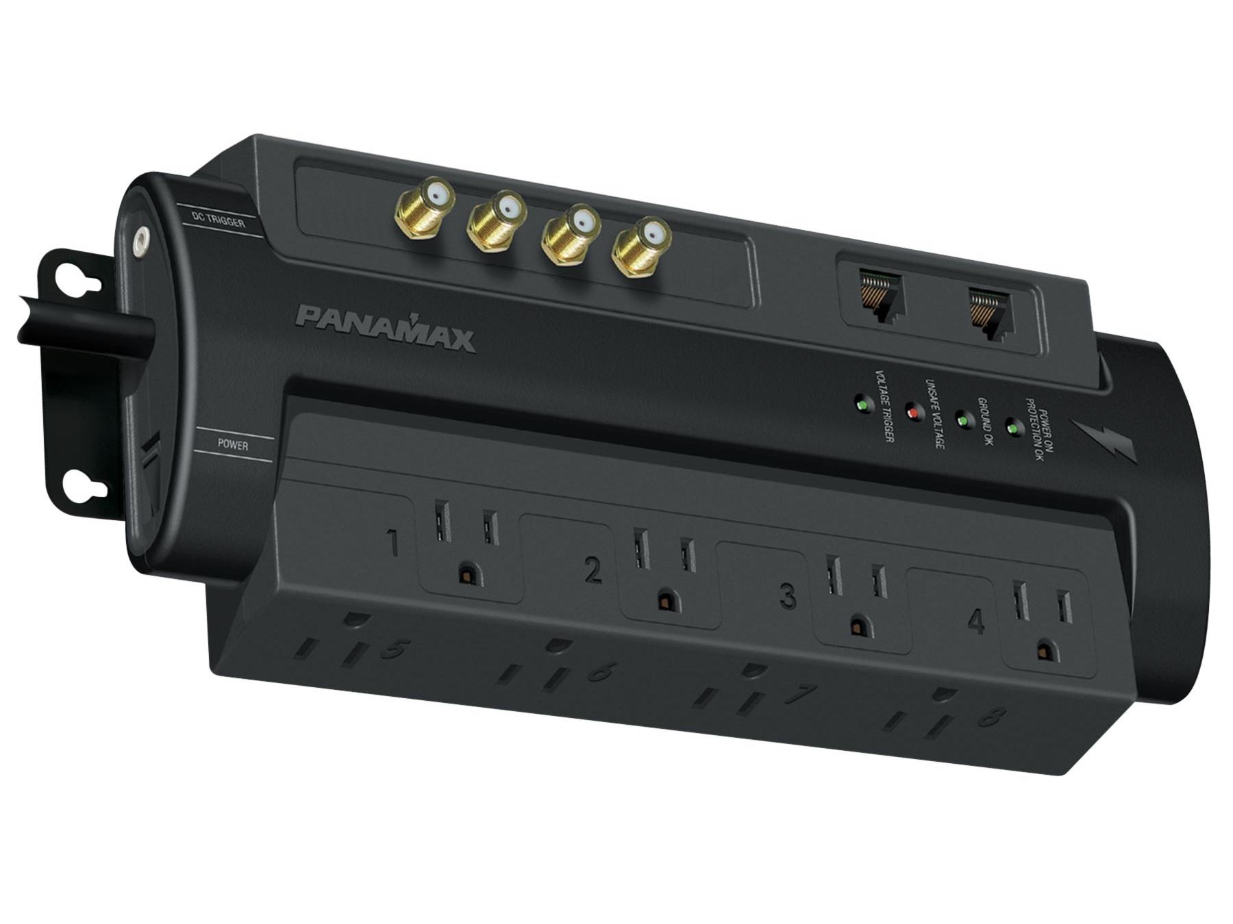 Panamax M8-AV-PRO Max 8 AV Pro - 8 AC Coax and Telephone Line Surge Protector