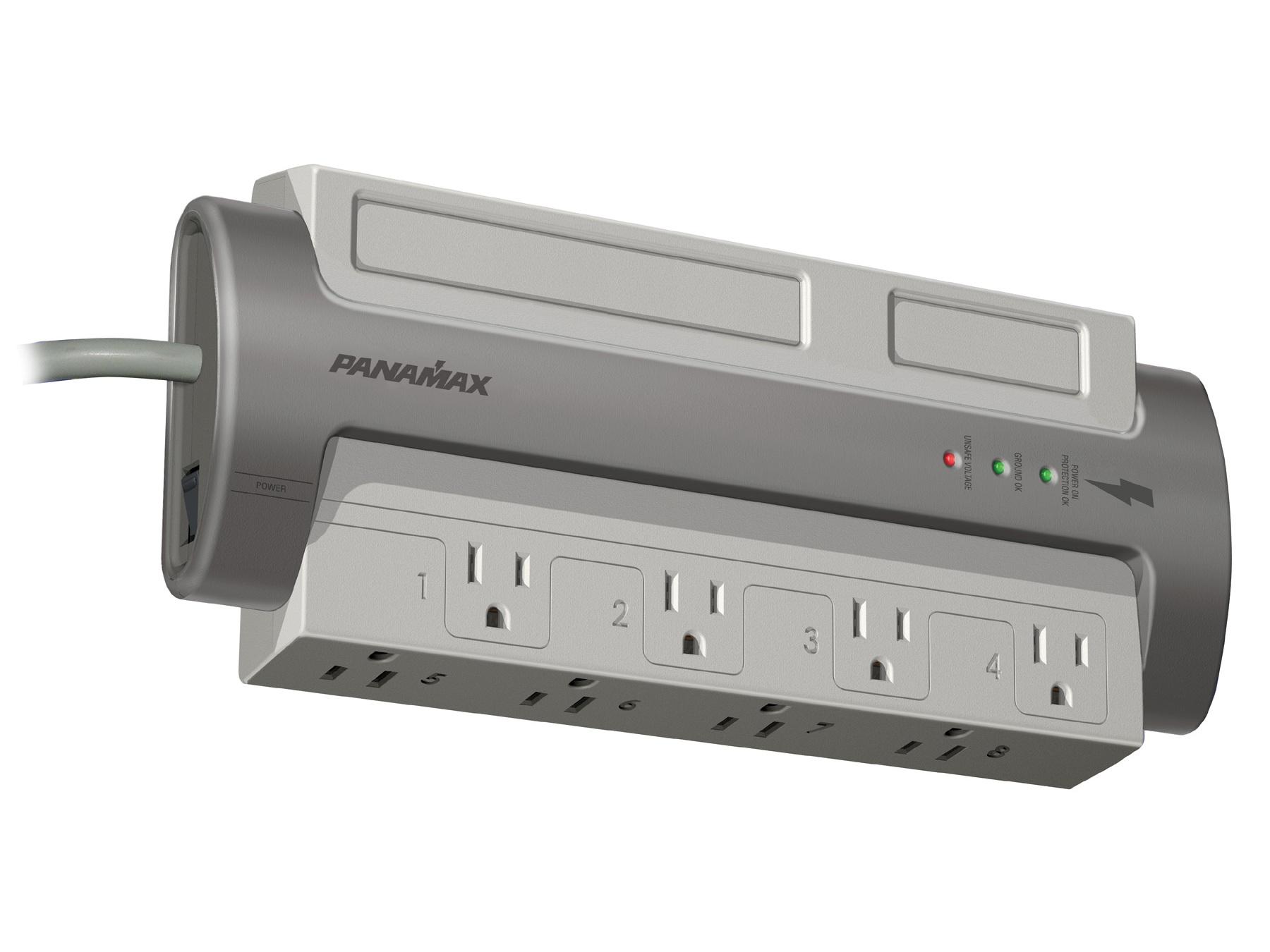 Panamax M8-EX 8 AC Only Noise Filtration/Surge Protection For All Equipment