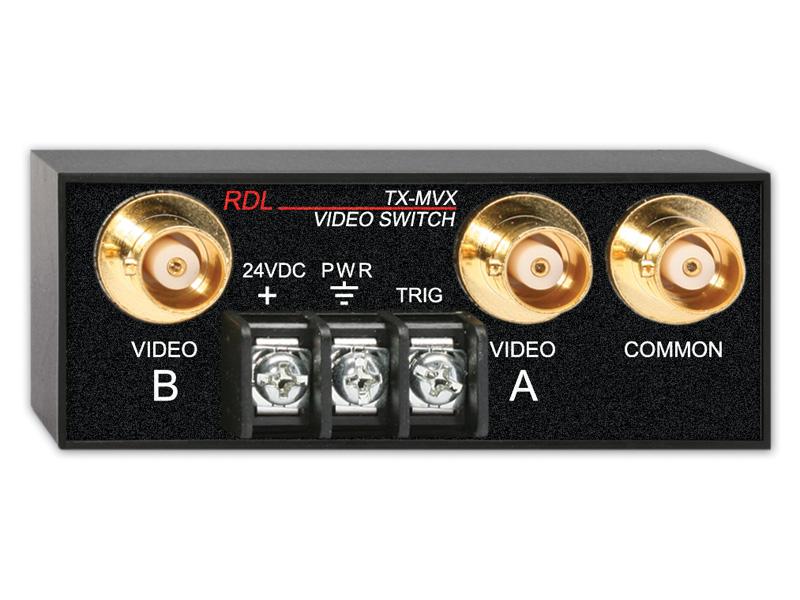 RDL TX-MVX 2x1 BNC Manual Rmt Controlled Video Switch