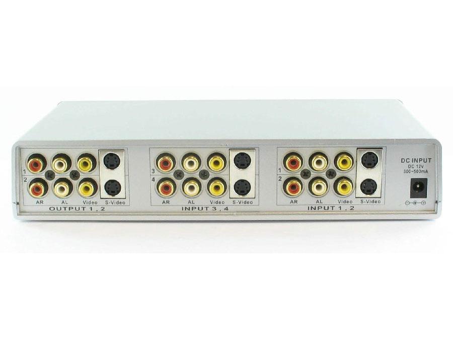 Shinybow SB-5430 4x2 Composite/S-Video/Audio Routing Switcher (IR)