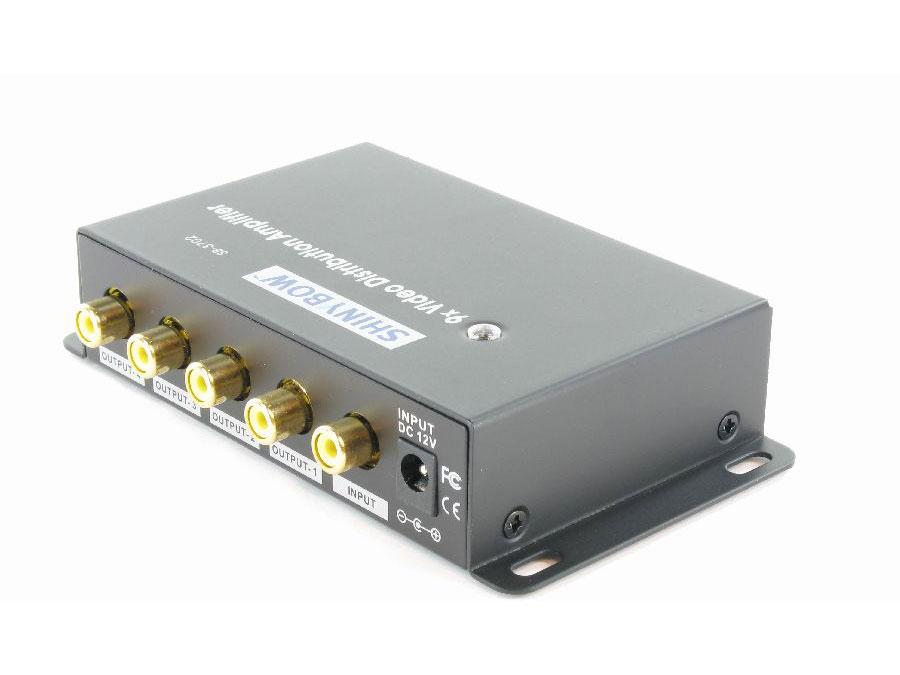 Shinybow SB-3702RCA 1x9 Composite Video Digital Distribution Amplifier