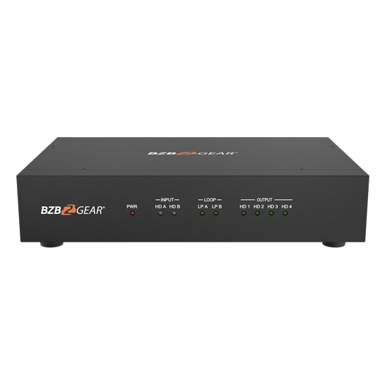 BGUHDVW24 BZBGEAR 2x2 4K UHD HDMI Video Wall Processor with IP/RS232