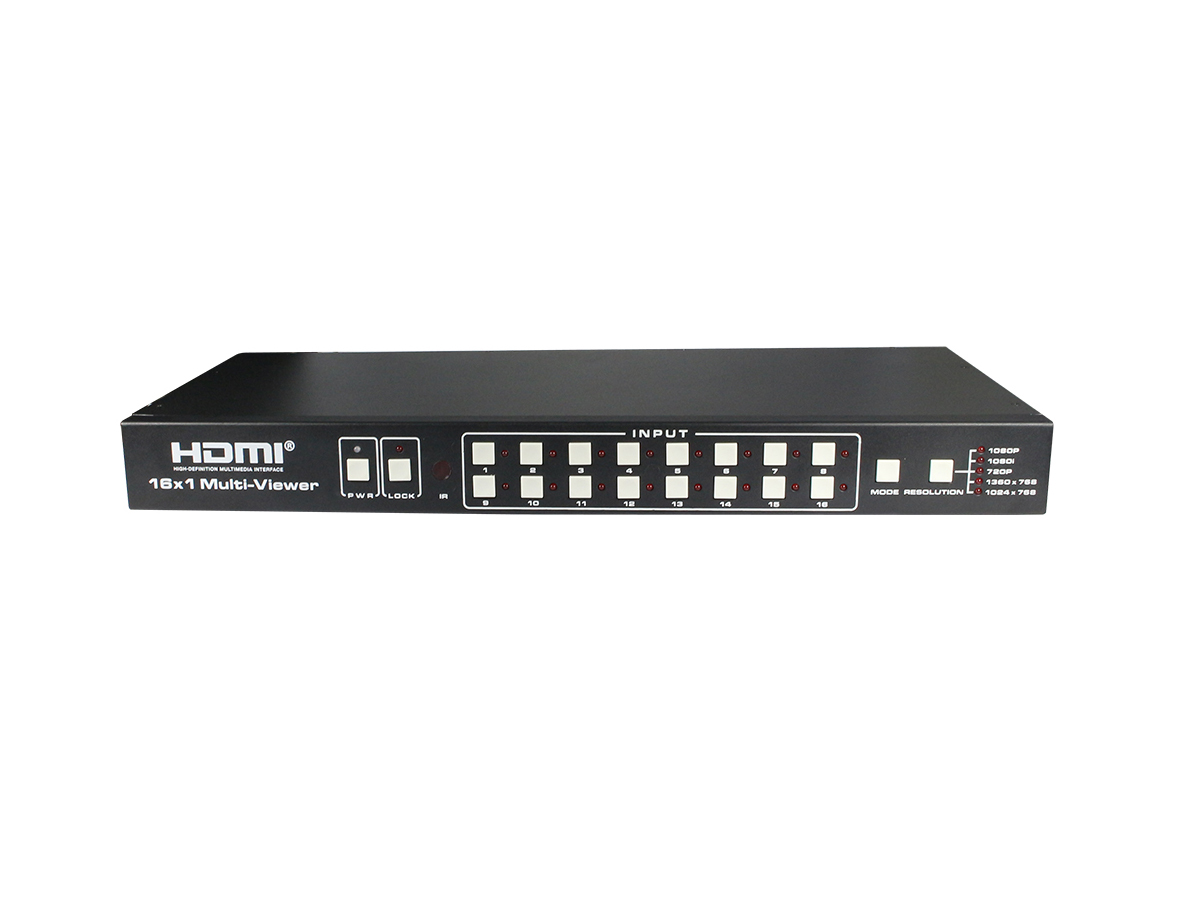 A-NeuVideo ANI-16-MV 16x1 HDMI 1.3 Multi-Viewer with Seamless Switcher