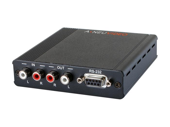 A-NeuVideo ANI-23TCDTX Analog Stereo Audio 985ft (300M) and RS-232 over CAT5e/6/7 Extender (Transmitter)
