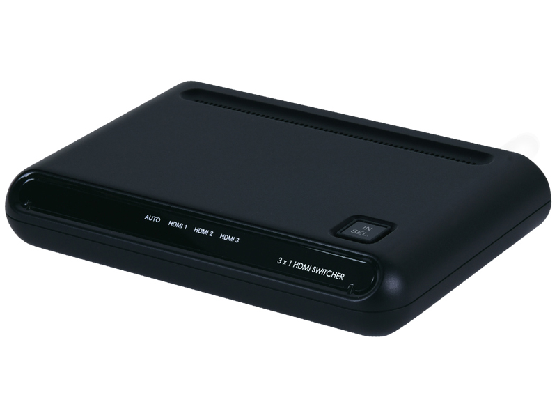 A-NeuVideo ANI-3AUTOHDMI 3x1 4K60 UHD HDMI Switcher with Auto Source Switch