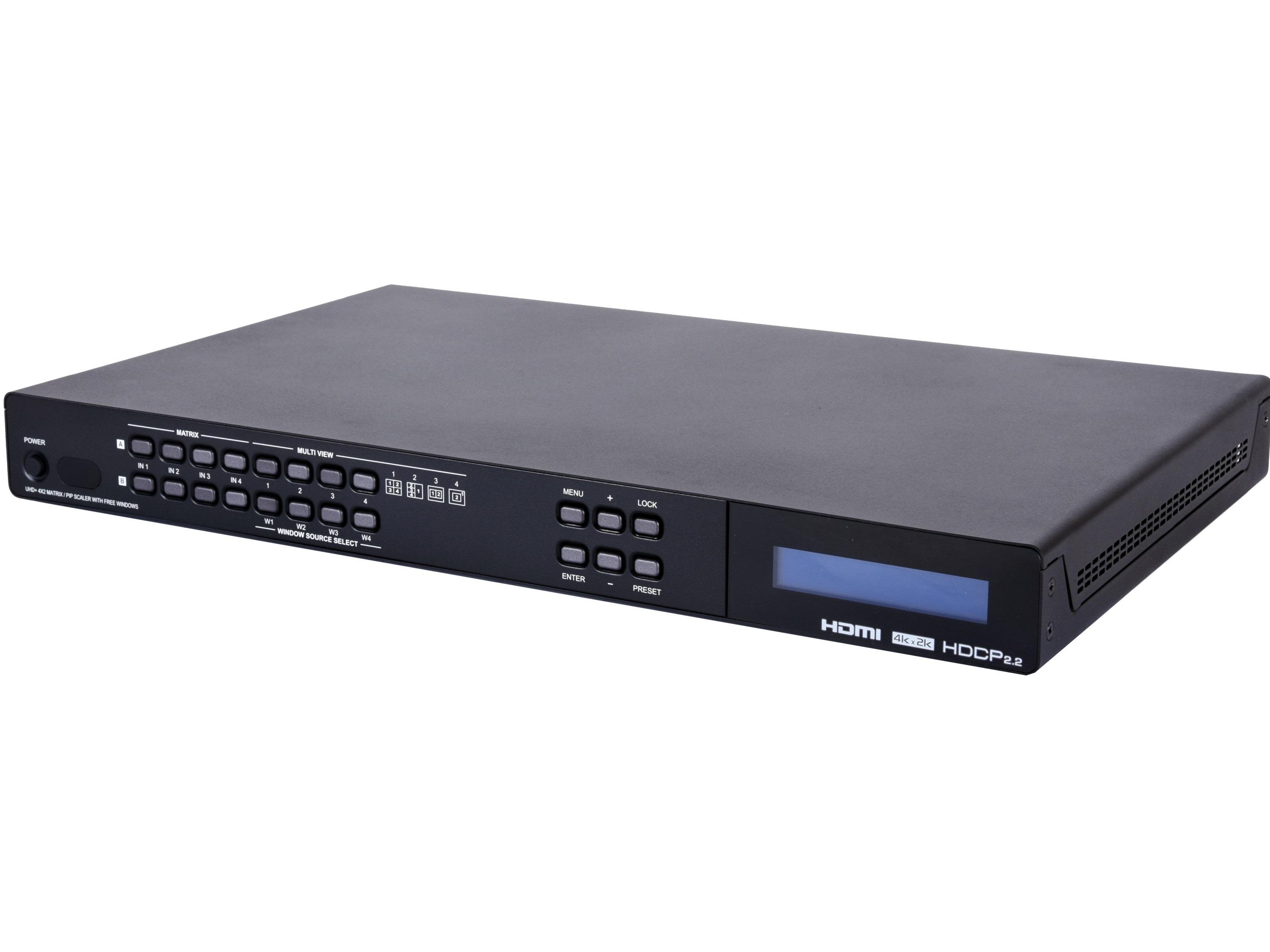 A-NeuVideo ANI-42HPIP 4K/60Hz UHD  4x2 HDMI Seamless Switching Multiviewer