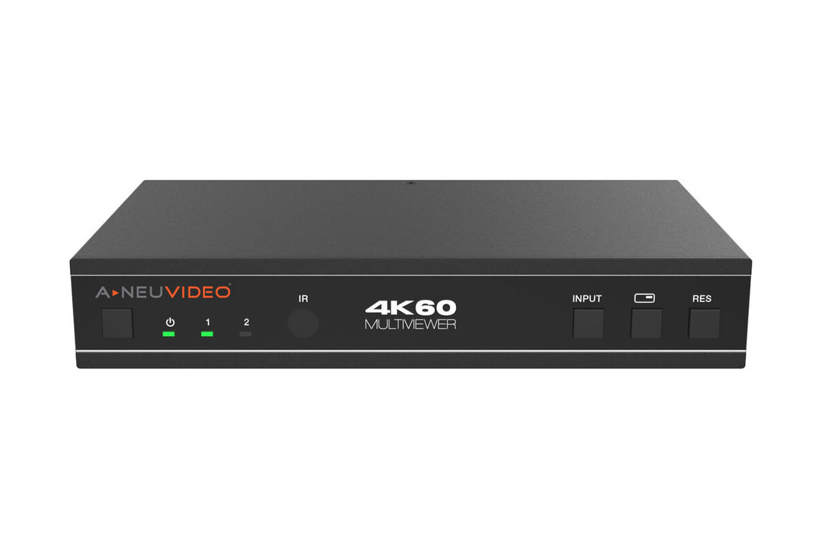 A-NeuVideo ANI-PIP-21UHD 2x1 4K60 UHD Quad/PiP/PoP Multiviewer Seamless Video Switcher