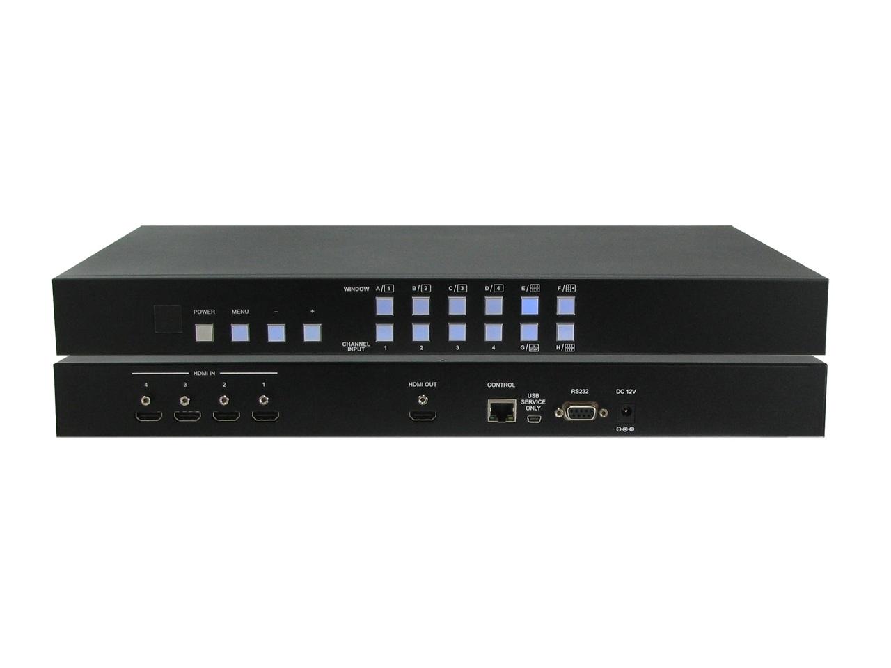 A-NeuVideo ANI-QUAD-GRPHX 4x1 HDMI SEAMLESS QUAD PiP/PoP SCALER
