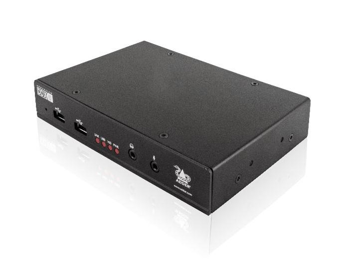 Adder DDX-USR-US DVI/VGA/DisplayPort KVM Video Extender (Receiver) with USB HID over Single Cable