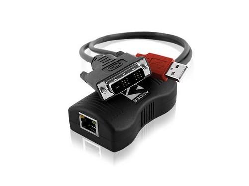 Adder ALDV120P Line powered DVI digital video extender over a single cable