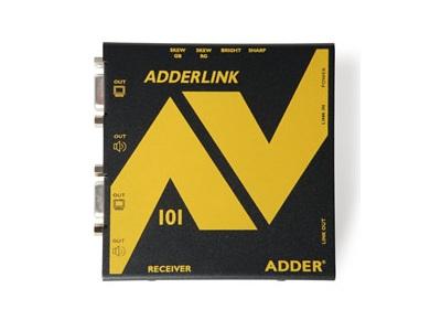 Adder ALAV101R-US VGA Digital Signage Extender (Receiver) with Audio/Skew/Cascade Port