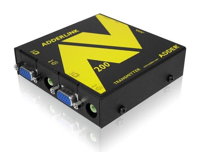 Adder ALAV200T-US Full HD VGA Digital Dignage Extender (Transmitter) with RS232/Audio