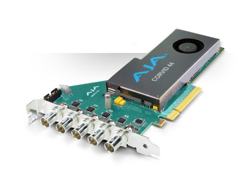 AJA Corvid 44 BNC 8-Lane PCIe 2.0 Flexible Multi-format I/O Card with Full Size BNC