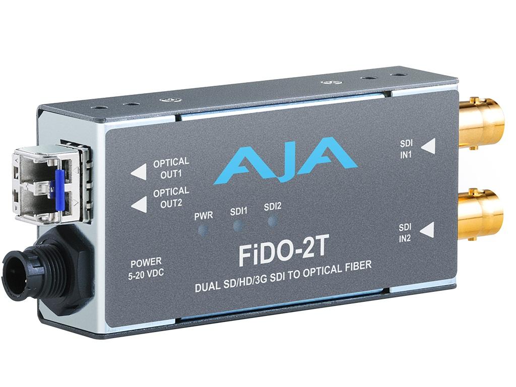 AJA FiDO-2T Dual channel SDI to LC Fiber Extender (Transmitter) up to 10km