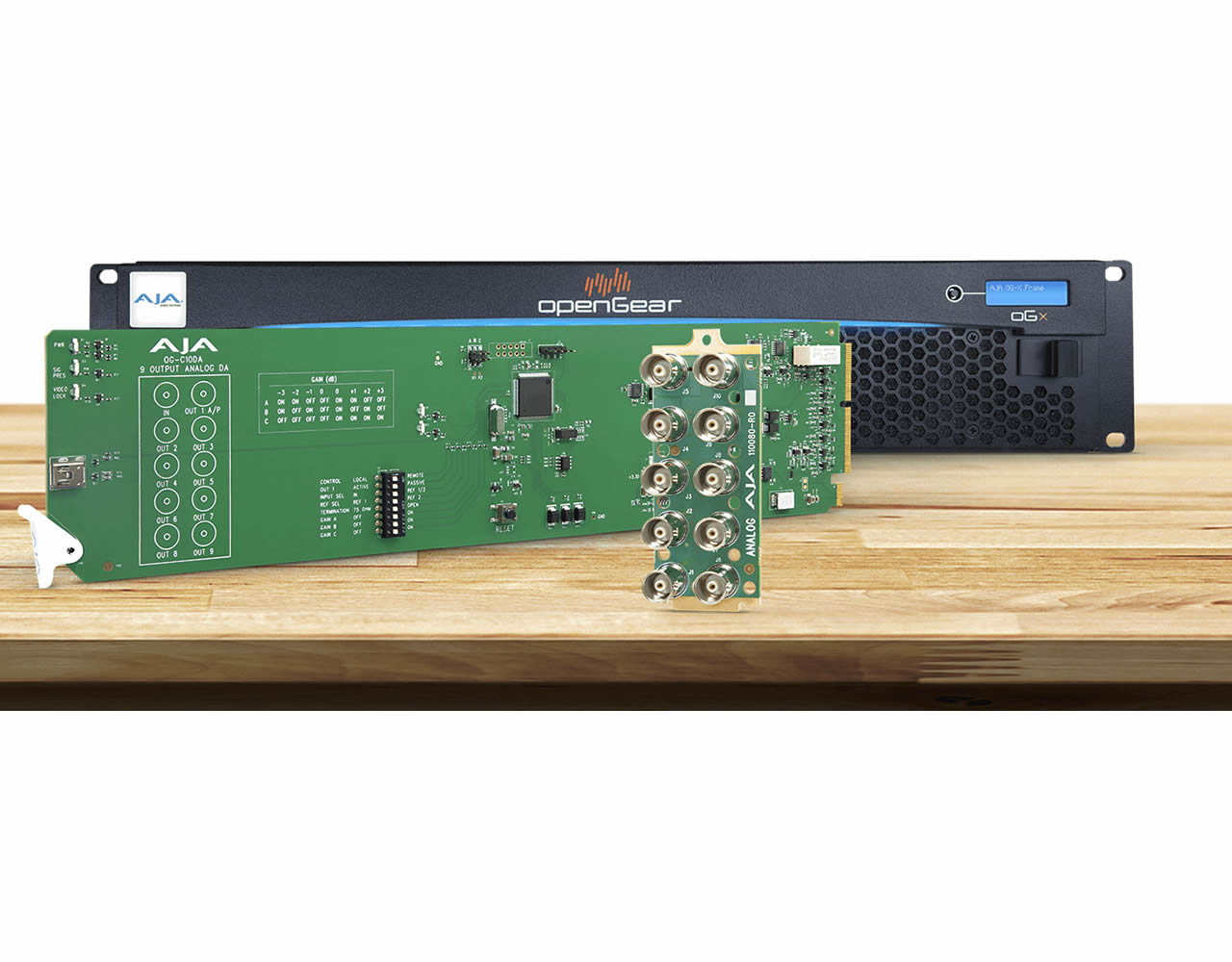 AJA OG-C10DA Analog Video 1x9 openGear Distribution Amplifier