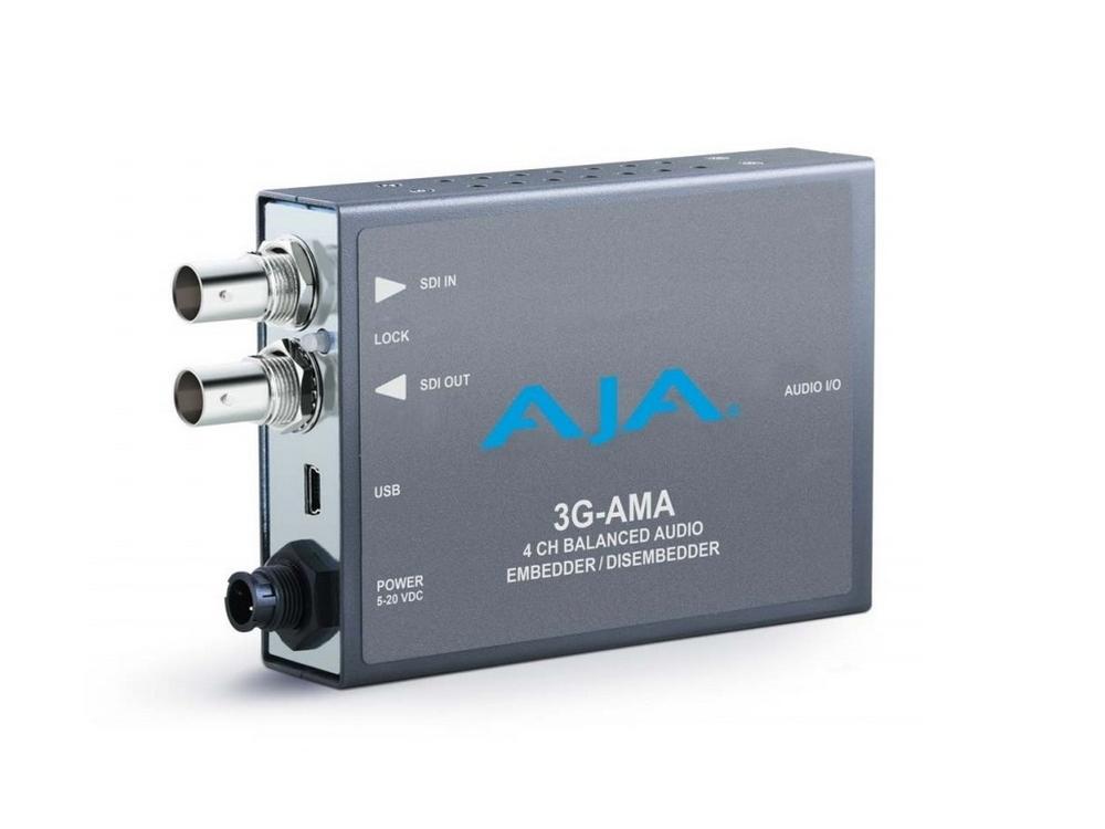 AJA 3G-AMA 3G-SDI Analog Audio Embedder/Disembedder