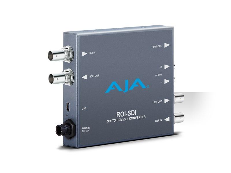 AJA ROI-SDI 3G-SDI to HDMI/3G-SDI Scan Converter with Region of Interest Scaling