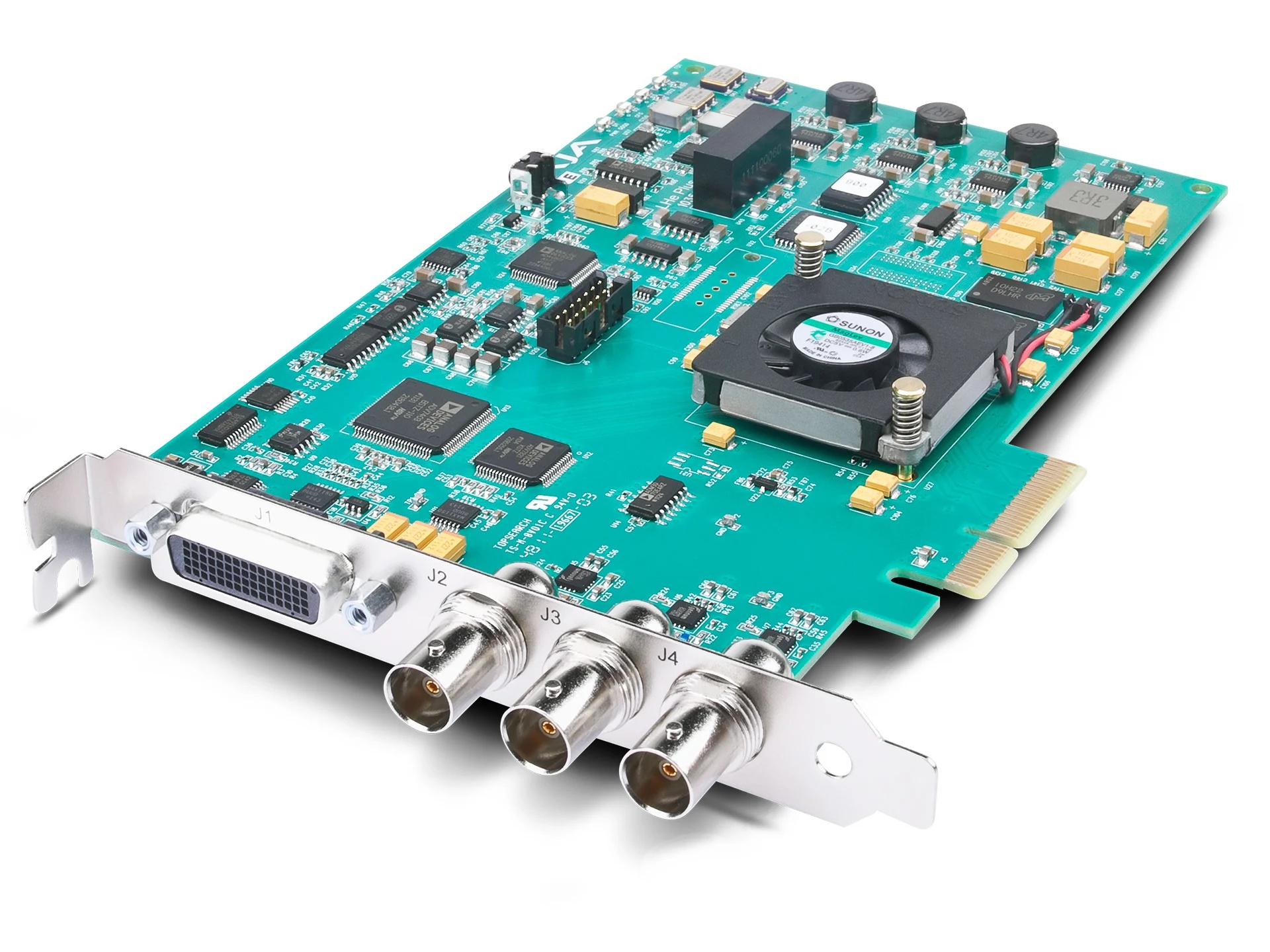 AJA KONA-LHE -R0 HD/SD 10-bit Digital / 12-bit Analog PCIe Video / Audio I/O Card 1In 2Out Genlock RS-422