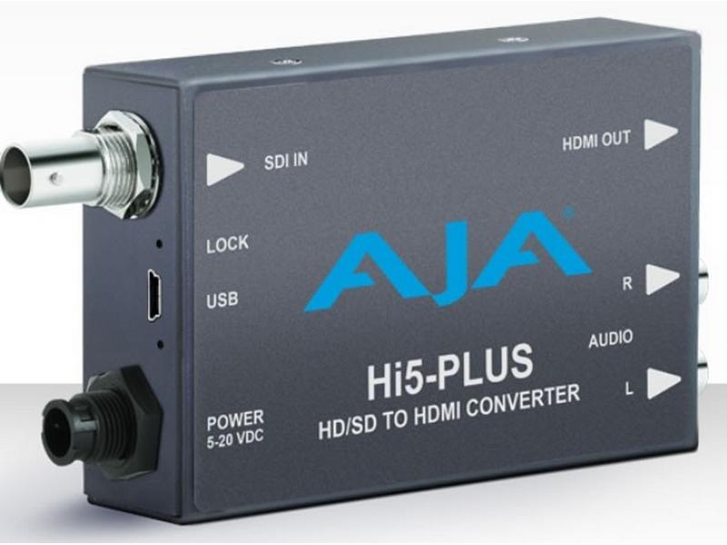 AJA Hi5-Plus 3G-SDI to HDMI Converter w PsF to P support