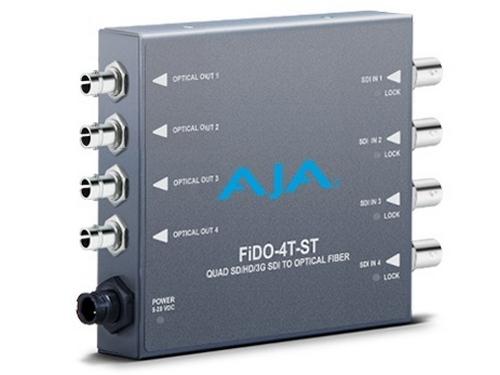 AJA FiDO-4T-ST 4-channel 3G-SDI to Optical Fiber Converter