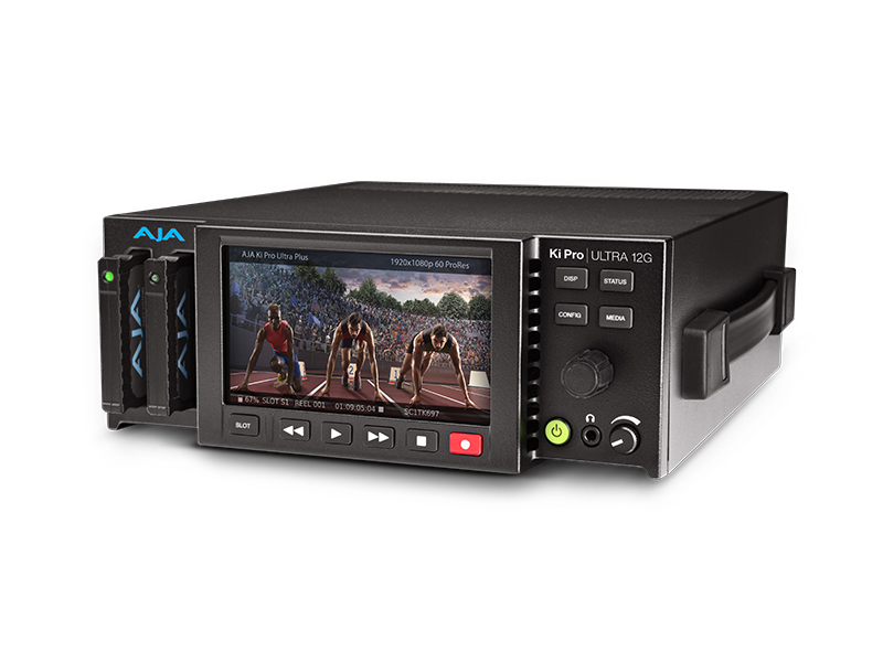 AJA Ki Pro Ultra 12G 12G-SDI 4K/UltraHD/HD Recorder and Player Multi-Channel HD Recorder