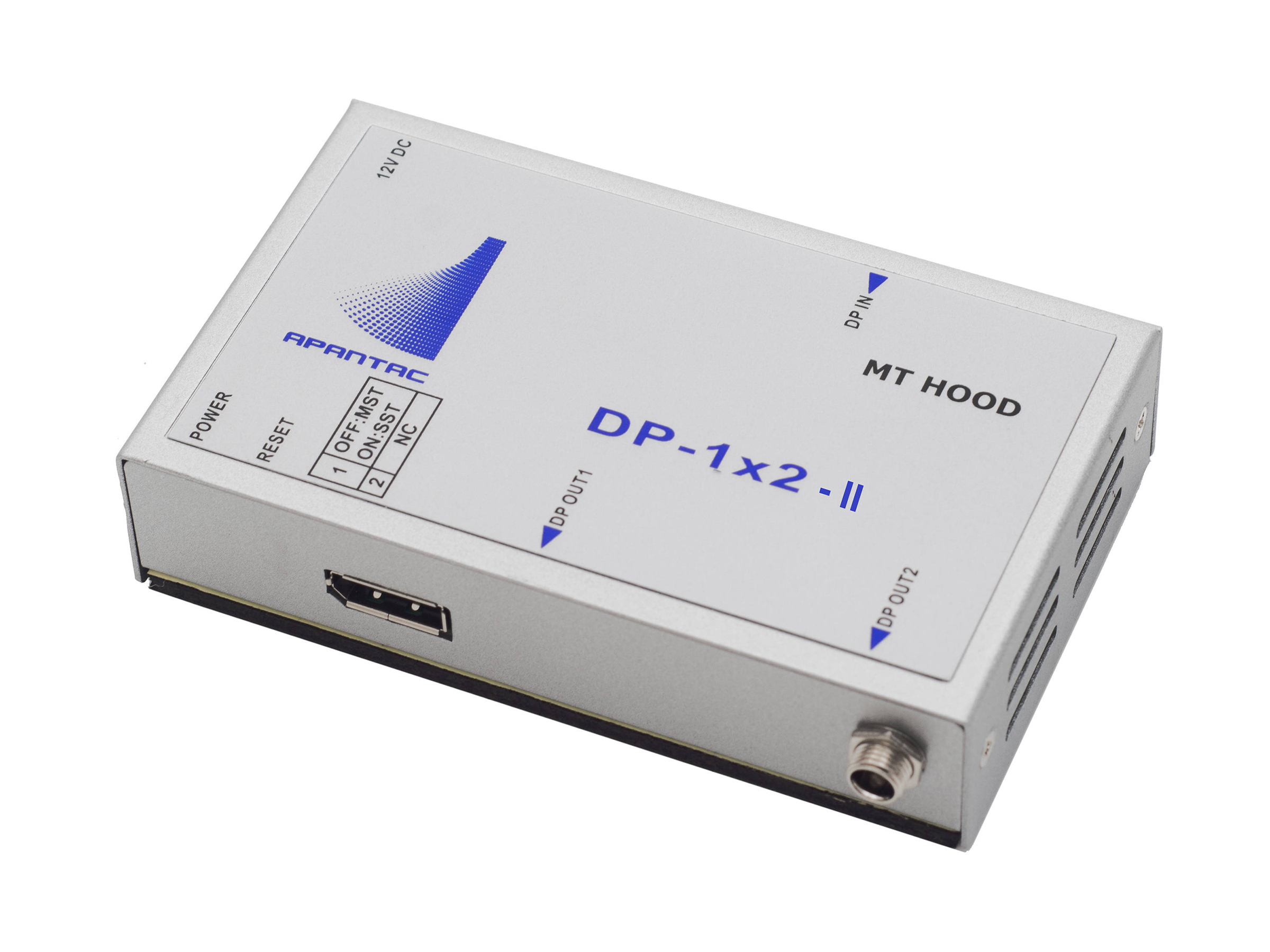 Apantac DP-1x2-II 1x2 DisplayPort 1.2 Distribution Amplifier/Splitter