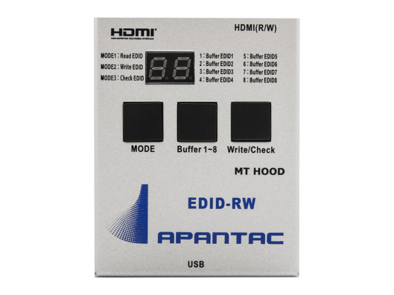 Apantac EDID-RW Compact EDID Read/Write Tool with HDMI and VGA interface