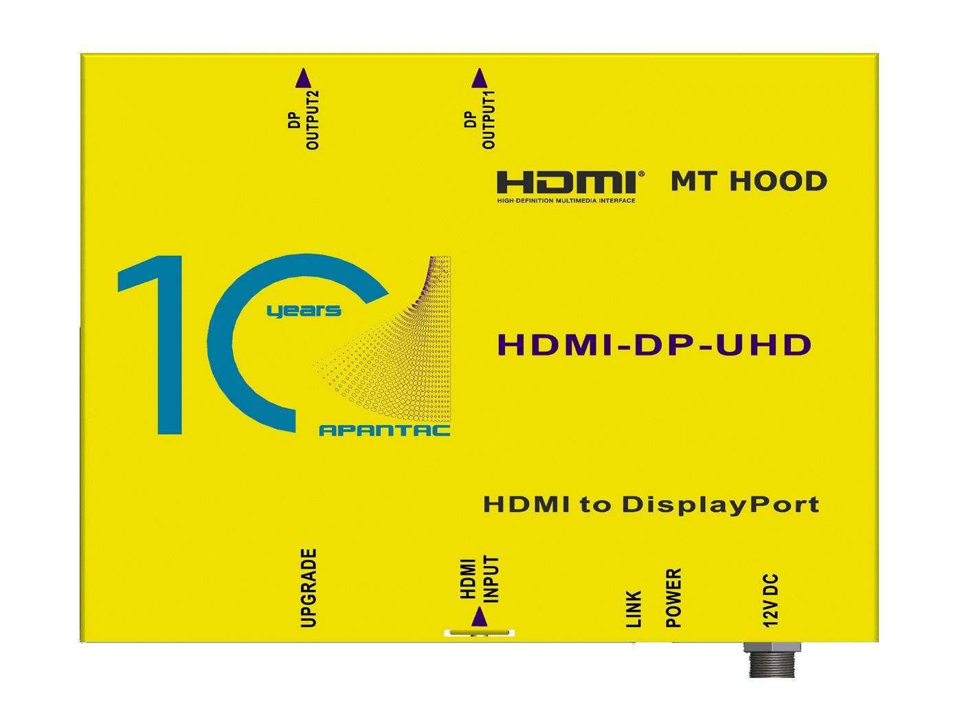 Apantac HDM-DP-UHD HDMI 2.0 to DP 1.2 Converter