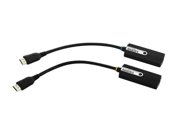Apantac HDMI-xx-SC HDMI Fiber Optic Extender (Transmitter/Receiver) Kit with a Single SC Type Multi-Mode Fiber Cable