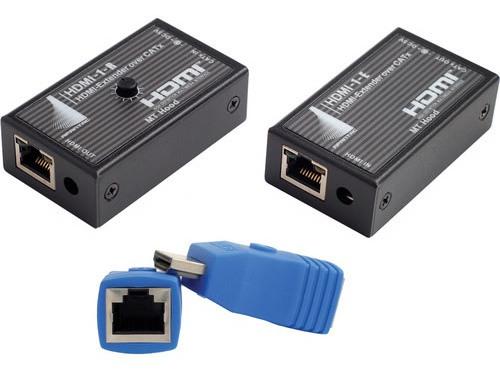 Apantac HDMI-SET-3 HDMI-1-E and HDMI-SR Extender (Transmitter/Receiver) Kit/10m/33ft