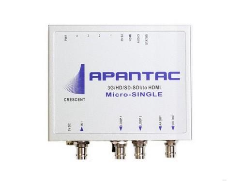 Apantac Micro-Single 3G to HDMI/SDI Scaler/Converter with Stereo Audio Output
