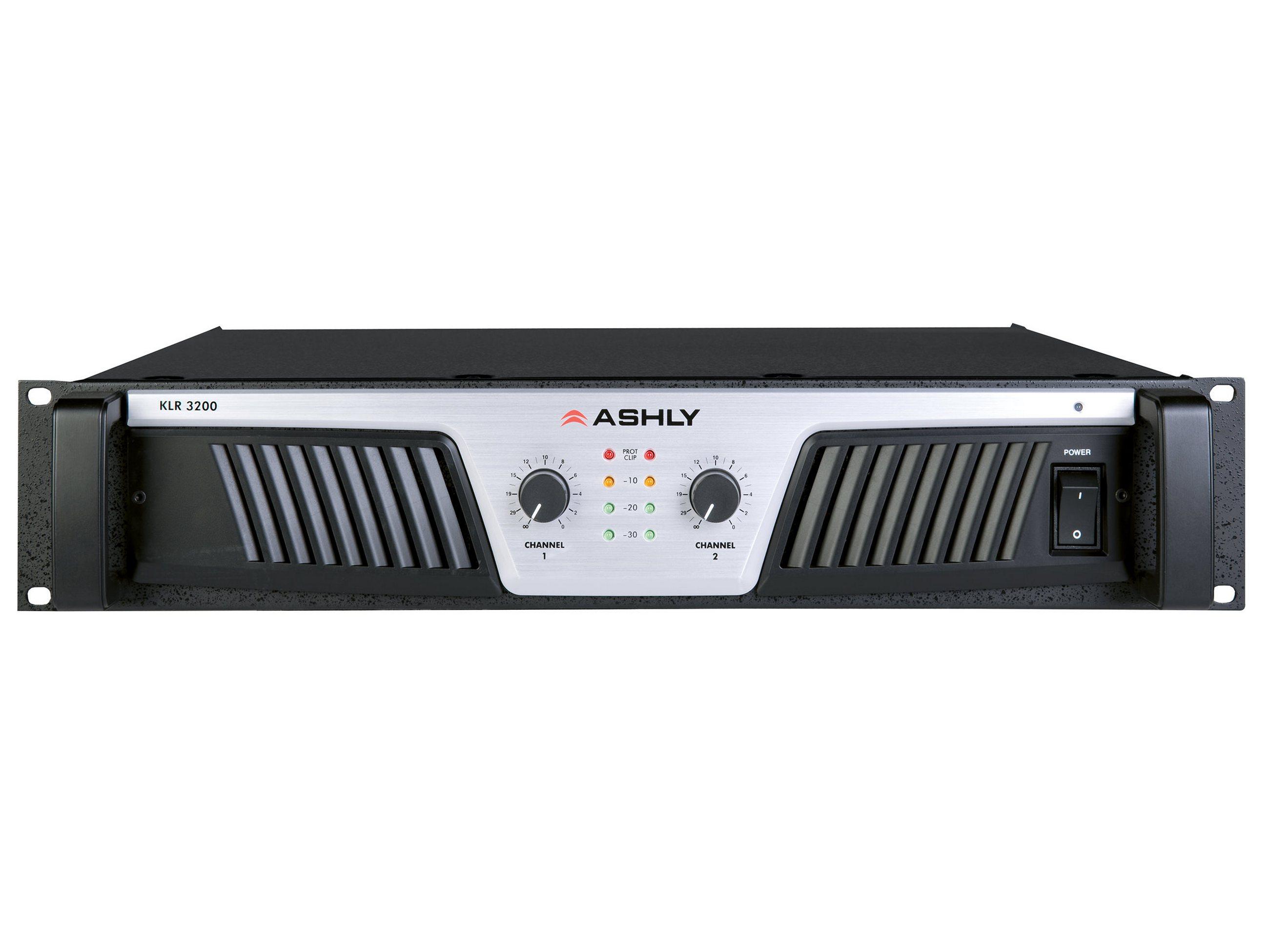Ashly KLR-3200 Power Amplifier 2 x (1600W 2)(1100W 4)(650W 8) Ohms (800W 70V)