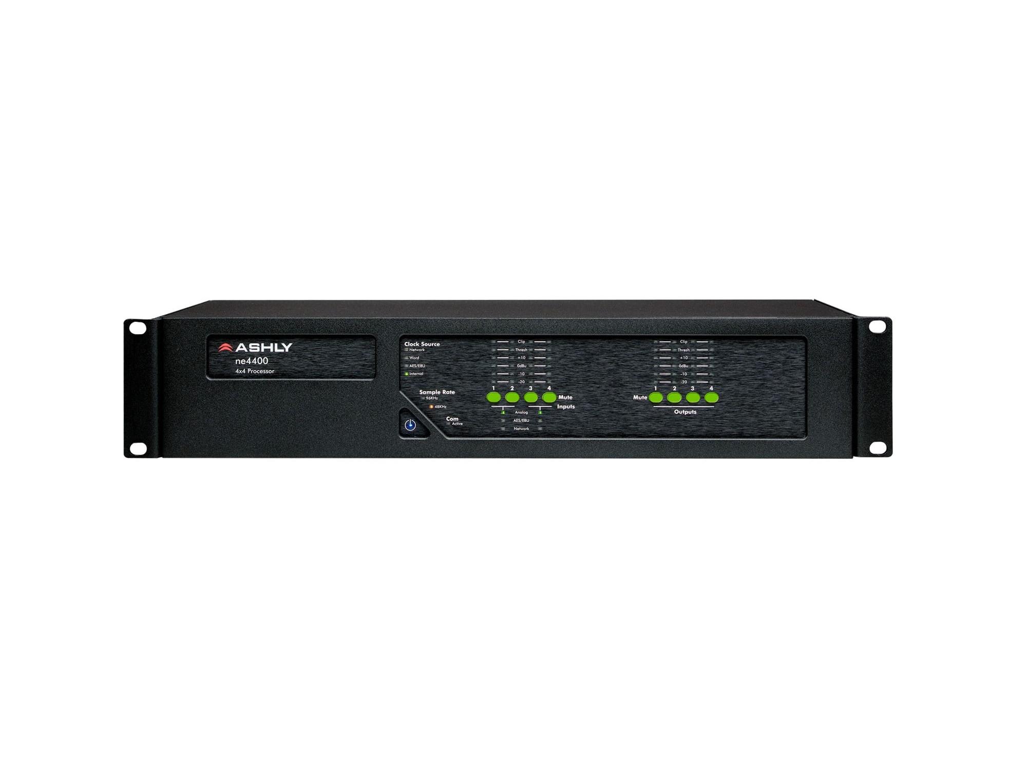 Ashly ne4400d Protea DSP Audio System Processor 4x4 I/O with 4-Channel AES3 Inputs