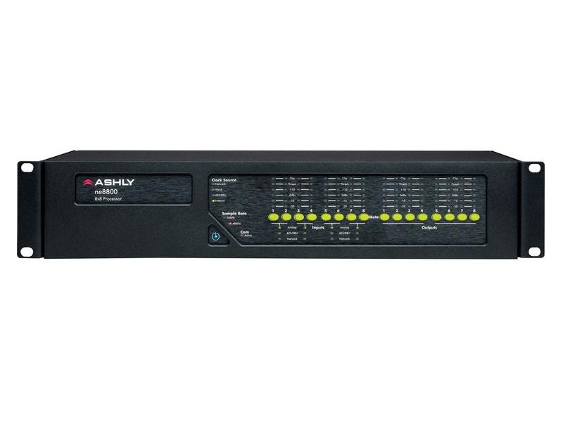 Ashly ne8800mm Network-Enabled Digital Signal Processor with 8-Channel Mic Inputs/Protea Software Suite