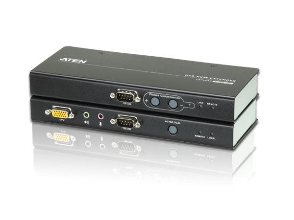Aten CE750A USB VGA/Audio Cat 5 KVM Extender (Transmitter/Receiver) Set