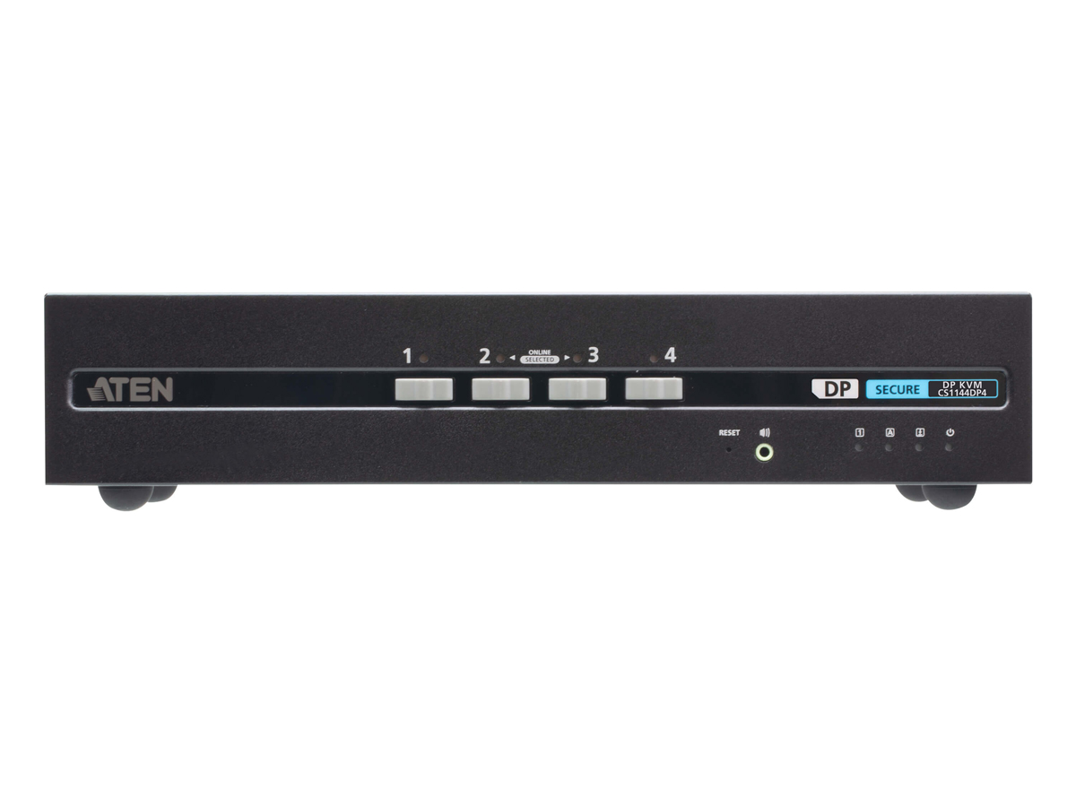 CS1144DP4 Aten 4-Port USB DisplayPort Dual Display Secure KVM Switch ...