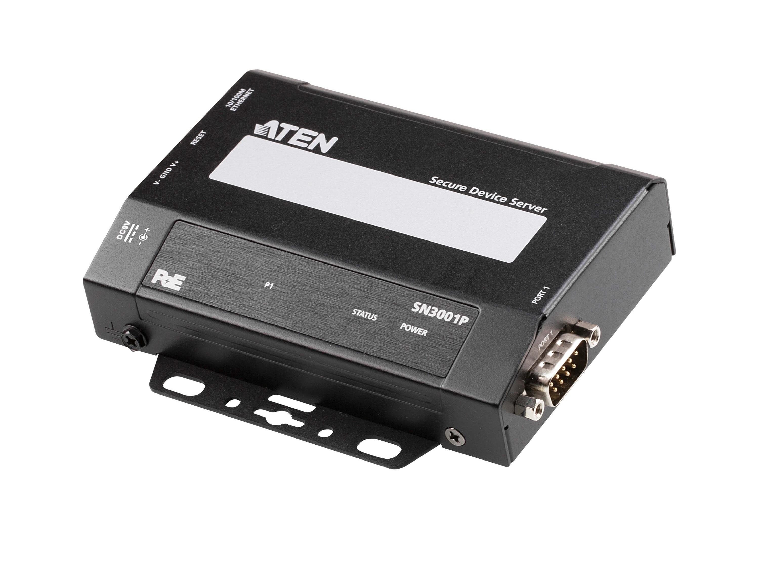Aten SN3001P 1-Port RS-232 Secure Device Server with PoE