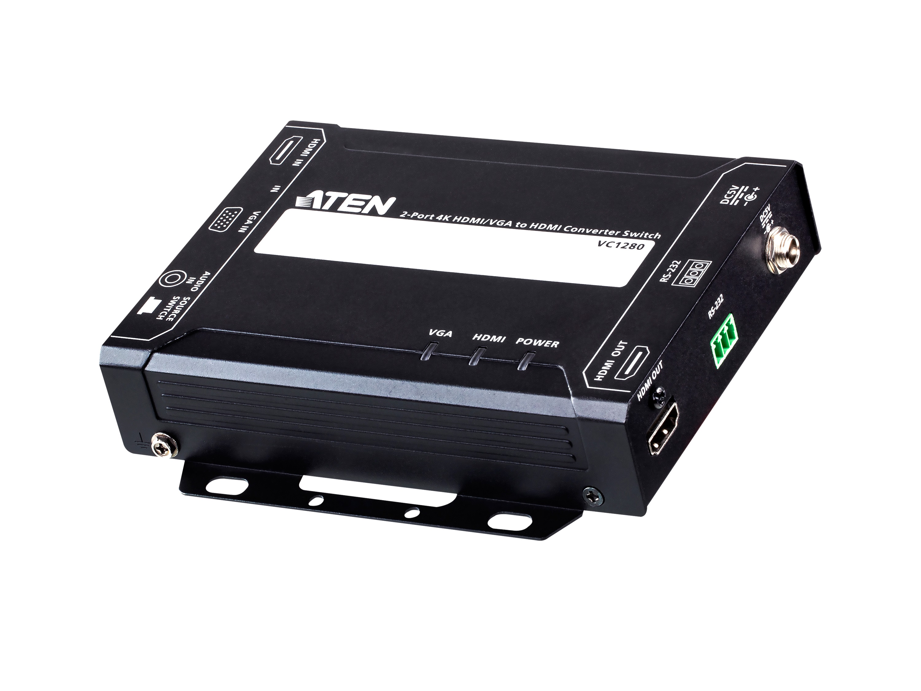 Aten VC1280 2-Port 4K HDMI/VGA to HDMI Converter Switch