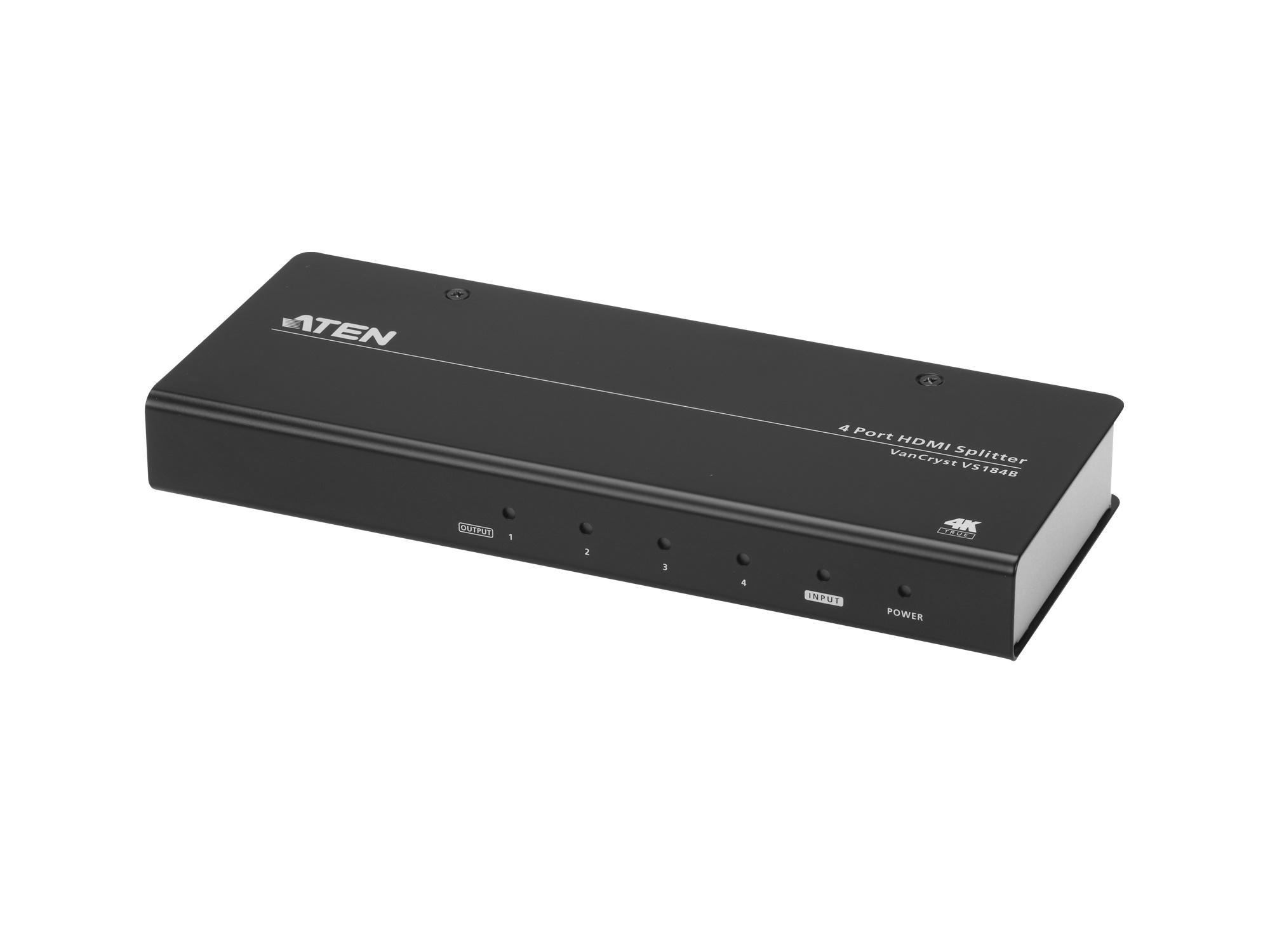 Aten VS184B 4-Port True 4K HDMI Splitter