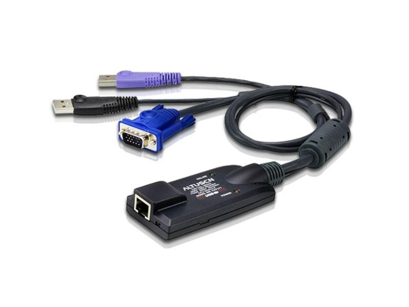 Aten KA7177 USB VGA Virtual Media KVM Adapter with Smart Card Support