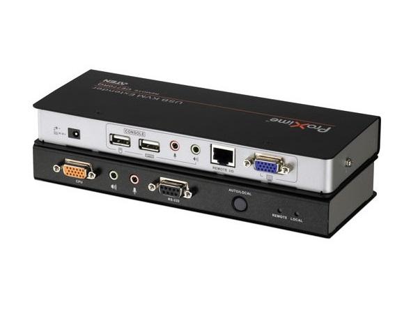 Aten CE770 USB VGA/Audio Cat 5 KVM Extender with Deskew