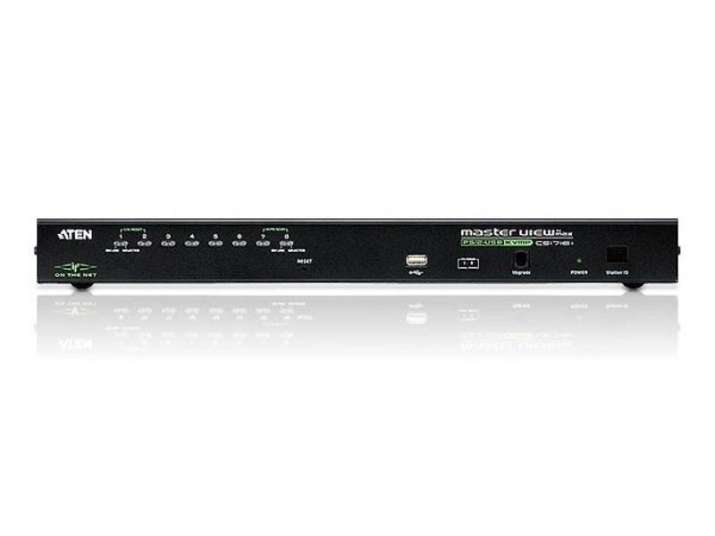 Aten CS1708i 1-Local/Remote Share Access 8-Port PS/2-USB KVM over IP Switch