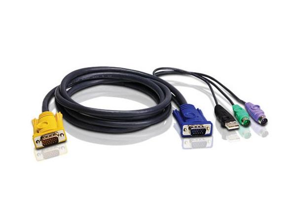 Aten 2L5302UP PS/2 USB KVM Cable (6ft)